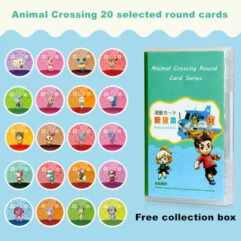 

Multiple Types Animal Crossing House Villager for Amiibo-cards Full Set 20 Pcs Coin Round Cards Size for NS/switch