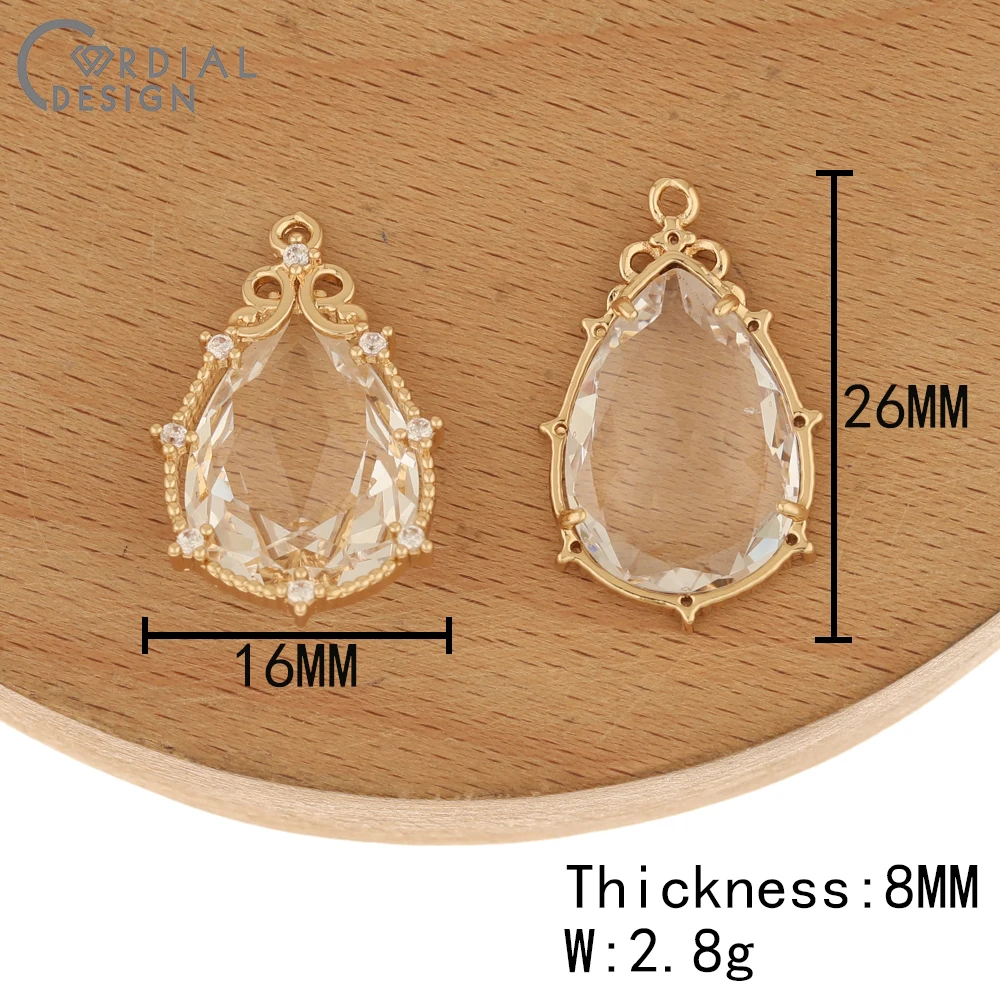 Cordial Design 50Pcs DIY Making/Crystal Pendant/Hand Made/Jewelry Accessories/Drop Shape/Charms/Jewelry Findings & Components 9 Cordial Design 50Pcs DIY Making/Crystal Pendant/Hand Made/Jewelry Accessories/Drop Shape/Charms/Jewelry Findings & Components - cordial