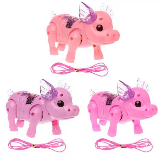 Cute Dreamy Pig Pet With Light Walk Music Electronic Pets Robot Toys For Kids Boys Girls Gift BX0D 5
