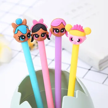 

Surprise Doll Gel Pen Student Stationery Cute Pens Novelty Cartoons Kawaii Pens New Black Ink Gel Pen Kawaii School Supplies