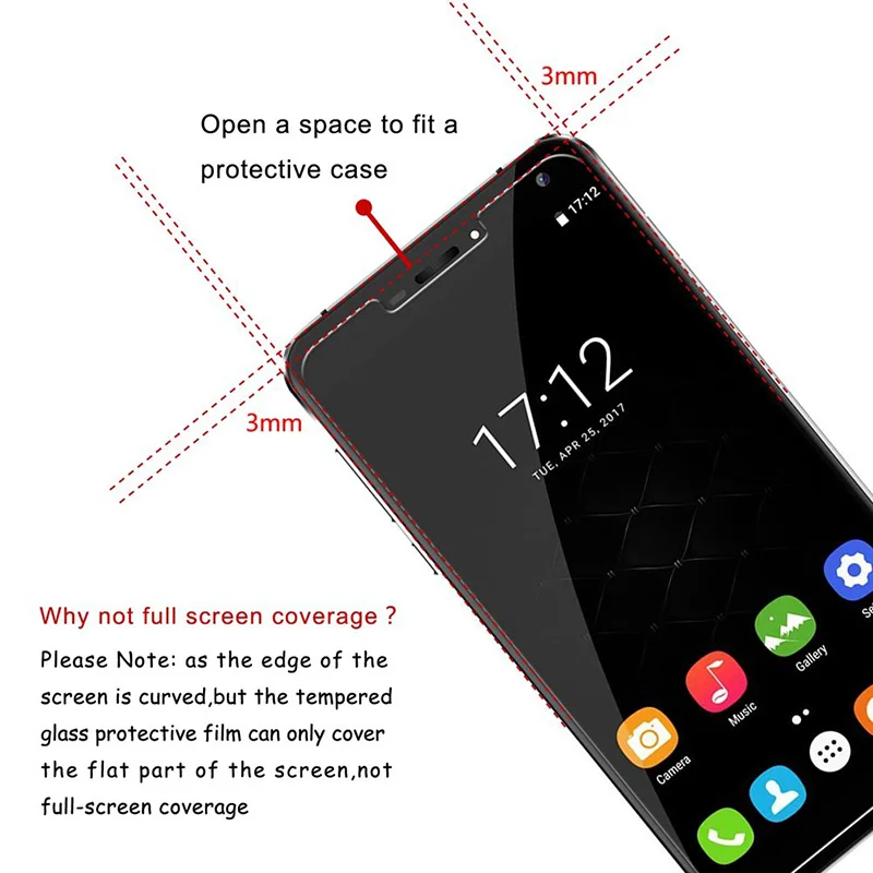 Закаленное стекло Для Doogee MIX 2X9 PRO V VE BL5000 X5 MAX X50 X50L X10 X5 MAX PRO X70 S60 Защитная пленка для экрана