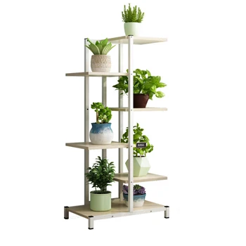 

Balcony Living Room Flower Stand Plant Shelves Interior Modern Decoration Floor Standing Multi-layer Flower Shelf Storage Flower