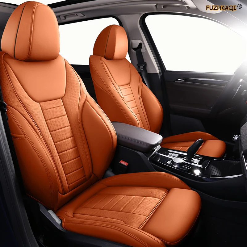 FUZHKAQI Custom Leather car seat cover For MAZDA ATENZA 6 CX-7 CX-4 CX-5 Axela MAZDA 3 8 2 5 CX-9 CX-3 Automobiles Seat Covers