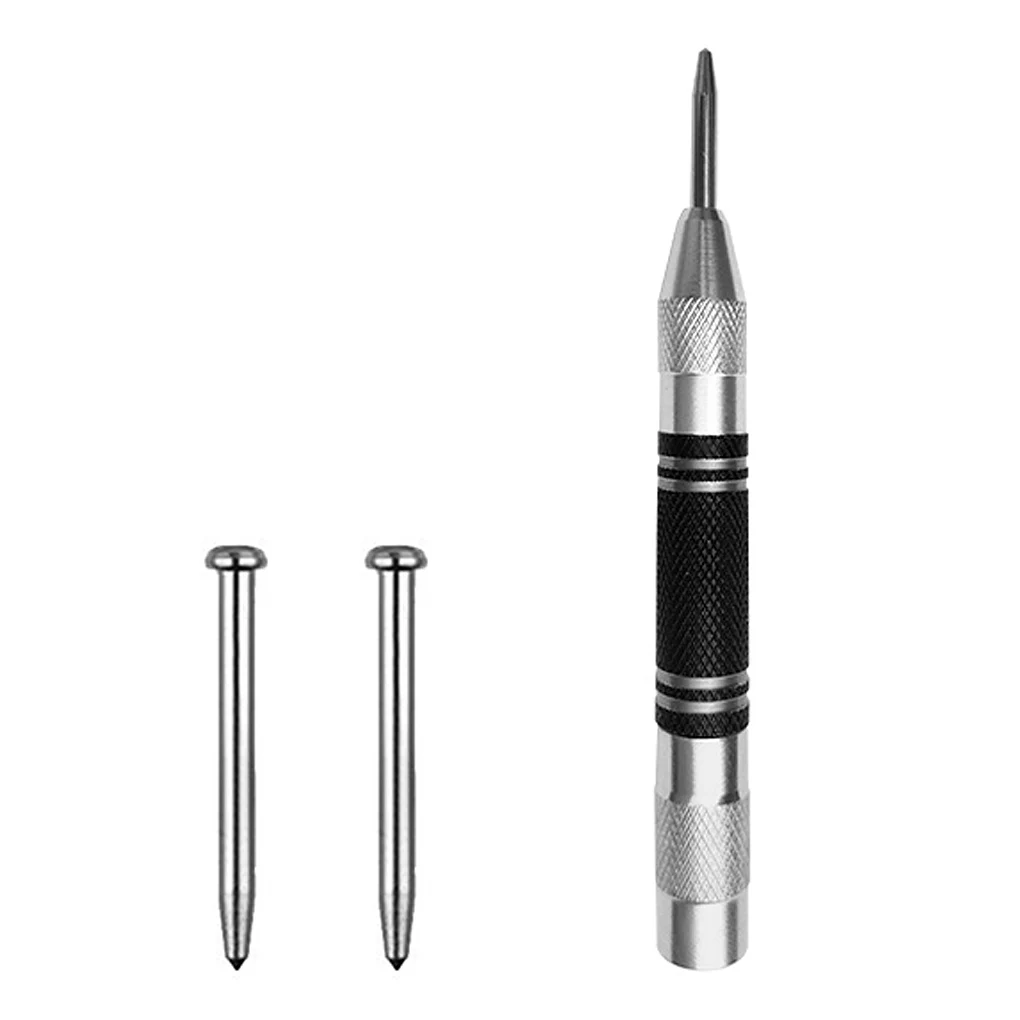 Automatic Center Pin Spring Loaded Mark Center Punch Tool Wood ...