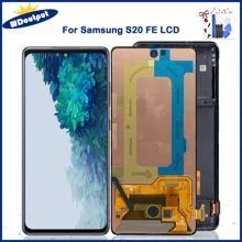 Ensemble écran tactile LCD, 6.5 pouces, avec châssis, pour Samsung Galaxy S20 FE 5G G780F G781F S20 Lite, 100% Original=