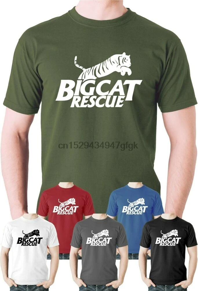 Free Joe Exotic T-Shirt Tiger King Carole Baskin Big Cat Tee Top NETFLIX