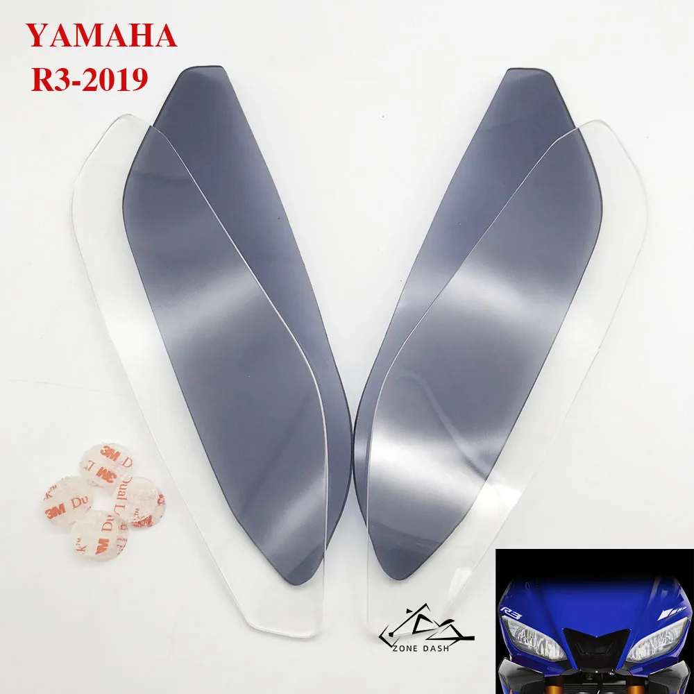 

Аксессуары для мотоциклов акриловая Защитная крышка для объектива для YZF-R3 YZF R3 2018 2019 2020 YZFR3 '18-'20