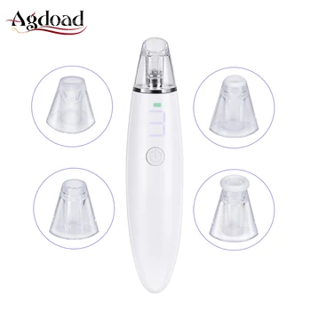 

Electric Pore Vacuum Blackhead Remover Skin Care Tools 5 Levels Suction Black Head Removal Tool USB Charging