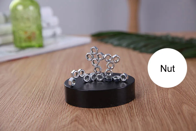 nut Креативный подарок DIY Набор Магнитных скульптур развивающие игрушки домашний стол украшения для бойфренда дети Человек день рождения iCraft - Цвет: nut