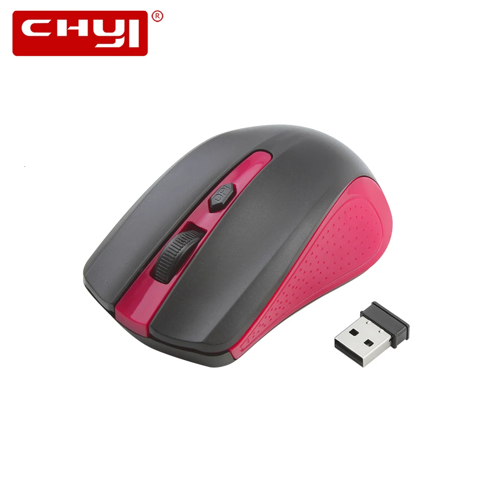 CHYI Мини Беспроводная игровая мышь портативная 2,4 ГГц эргономичная Usb оптическая компьютерная игровая мышь маленькая 3D Красная компьютерная игровая мышь для ноутбука