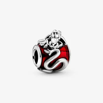 

2020 Spring New Mulan Mushu Charms 925 Sterling Silver Beads fit Original 3mm Bracelets Women DIY Jewelry CMS2011