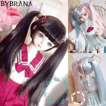 

Bybranabjd baby with wig two-color double ponytail 3 points 4 points 6 points