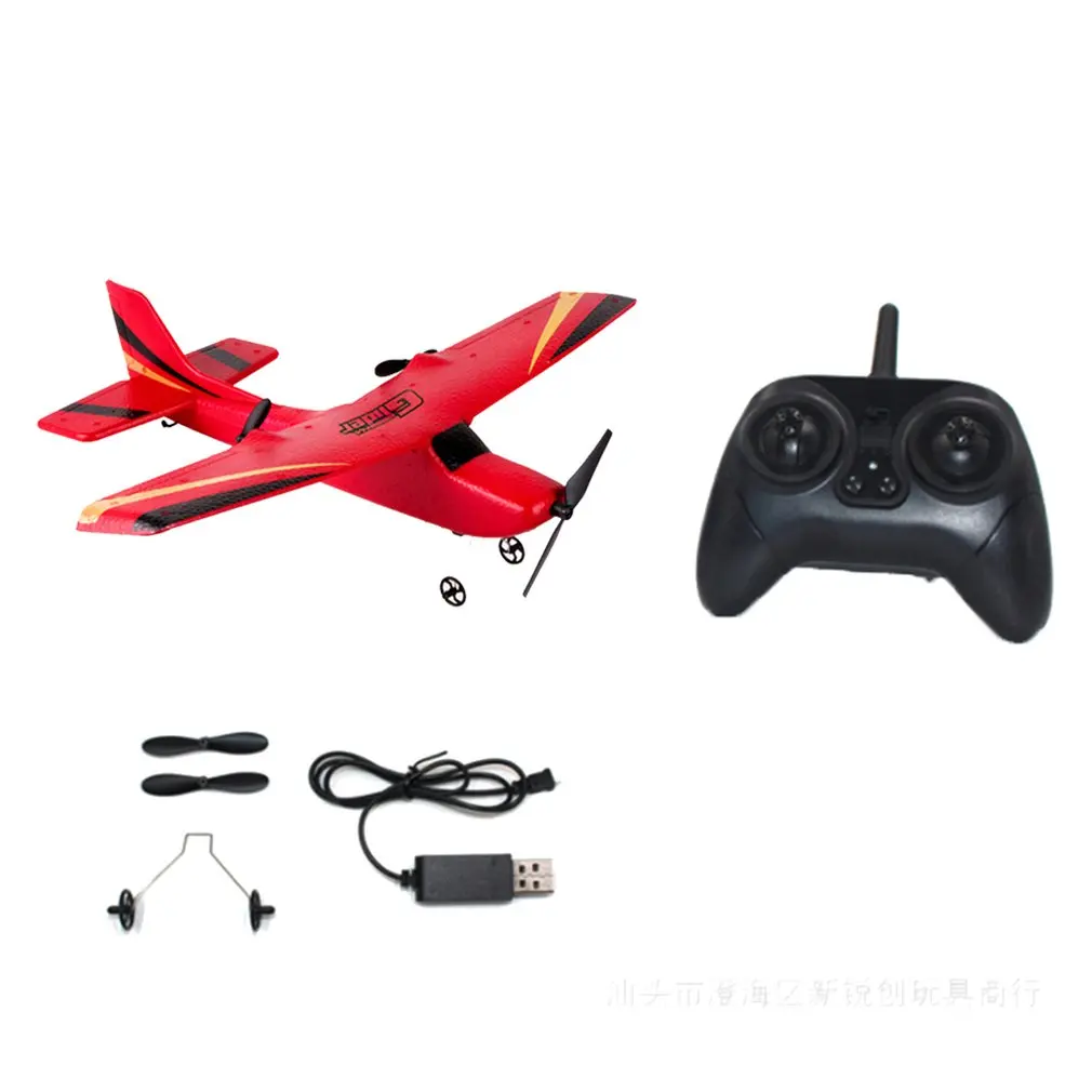 DIY Z50 EPP пена 2 4G RC самолет игрушки открытый Летающий планер инерция ручной запуск