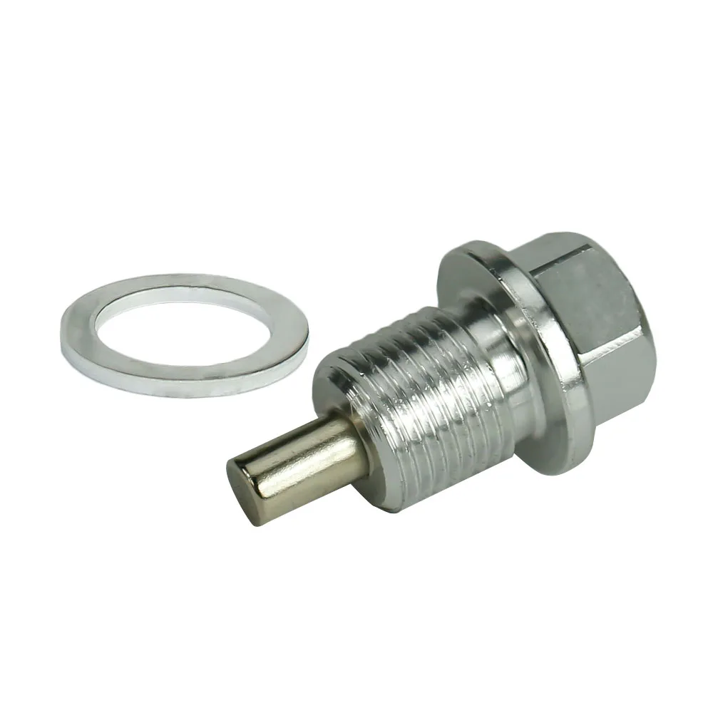 M14*1.5 Aluminum Neo Chrome Magnetic Oil Drain Plug Oil Drain Bolt Sump Drain Plug Nut