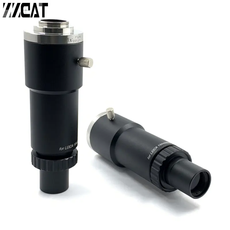 1X Microscope Adapter Trinocular Camera CCD Interface Adaptor for Leica