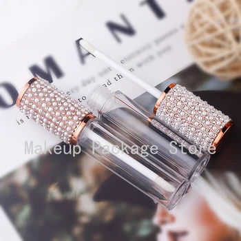 

5ml Round Lip Gloss Tubes High Grade Clear Plastic Empty Lip Gloss Containers lipgloss Bottles Cosmetic Packaging Containers
