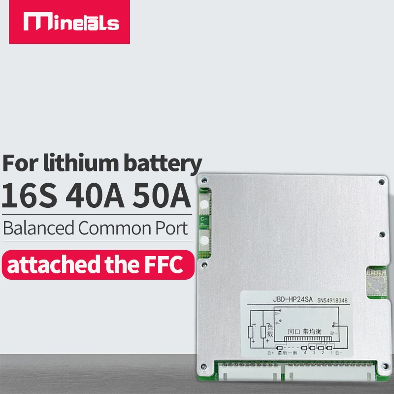 16s 30A 40A 50A BMS PCM 60V polymeride lithium battery 48V LiFePO Scooter y herramientas | Электроника