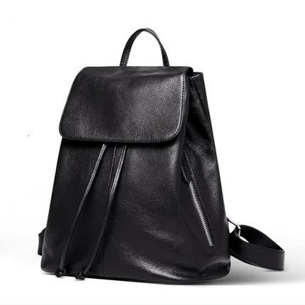 

2019 Shoulders Genuine Leather Woman Layer Cowhide Leisure Backpack