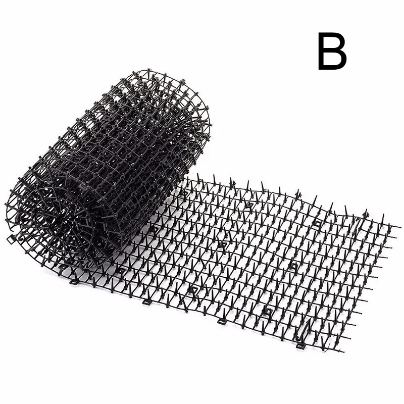 Горячие Новые Домашние животные сдерживающий наружный коврик анти-Кот шипы коврик собака ногти репеллент коврик для сада Двор хогард - Цвет: B
