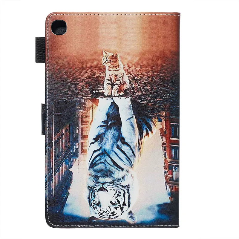 Wekays Coque для samsung Tab A 8," мультяшный кожаный чехол Fundas для samsung Galaxy Tab A 8,0 P200 P205 P207 чехол