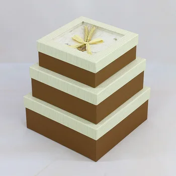 

Net Red Gift Box Creative Aesthetic Simulation Wheat Ear Dried Flowers Gift Box Accompanying Party Supplies for Christmas