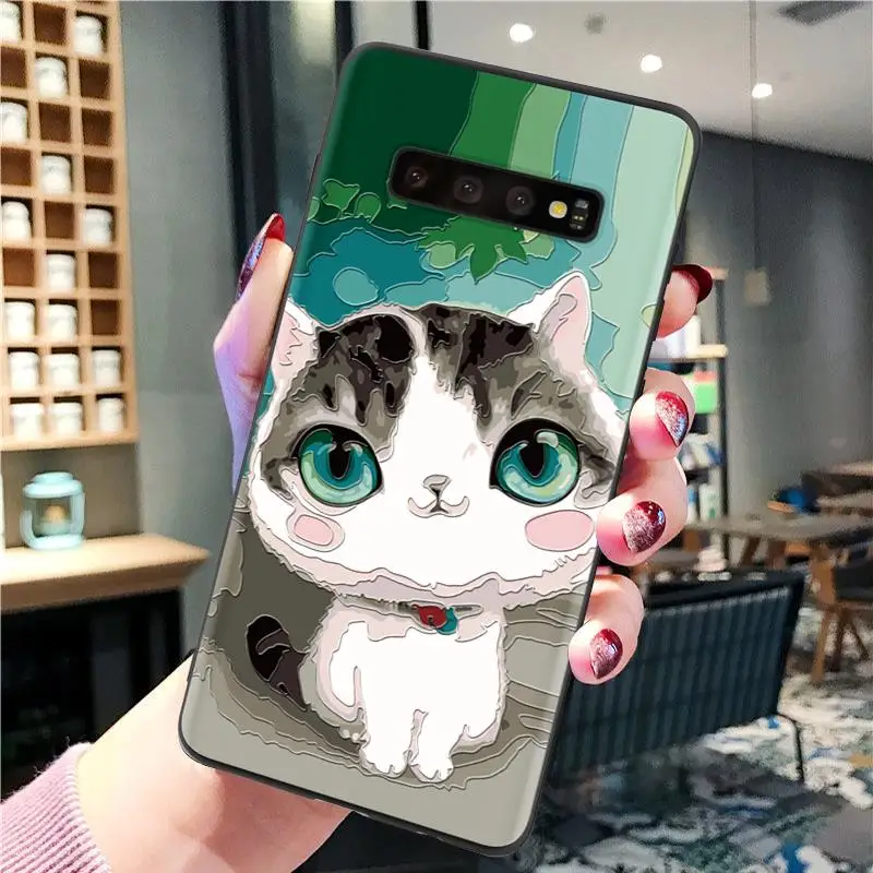 3D класса люкс крышка тиснения для samsung Galaxy Note 9 8 5 S6 S7 край S8 S9 плюс J6 J7 Prime J3 J5 J4 J6 плюс G530 чехол - Цвет: lvyanbm