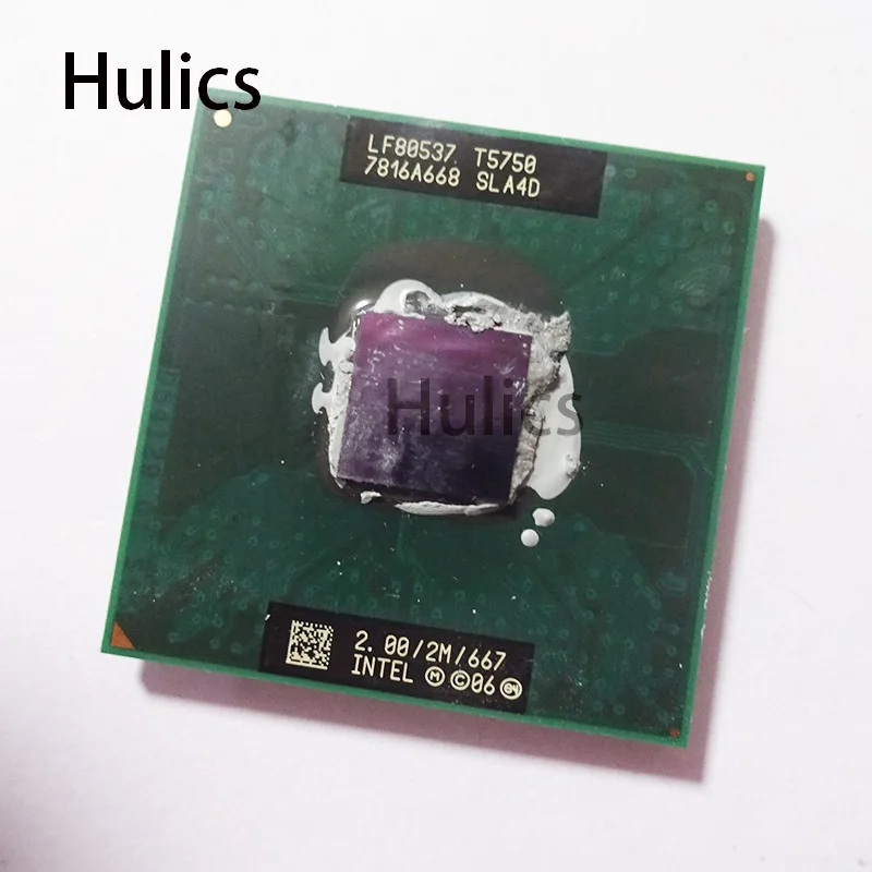 Hulics оригинальный процессор intel Core 2 Duo T5750 free soft pak |