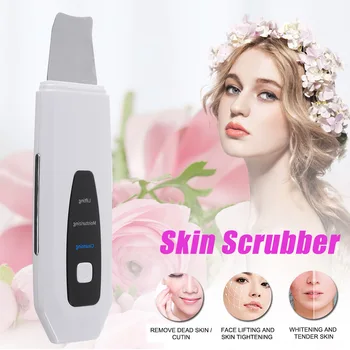 

Ultrasonic Facial Pore Cleaner Beauty Shovel Face Cleaning Skin Scrubber Shovel Facial Pore Blackhead Cleaner Beauty Tool