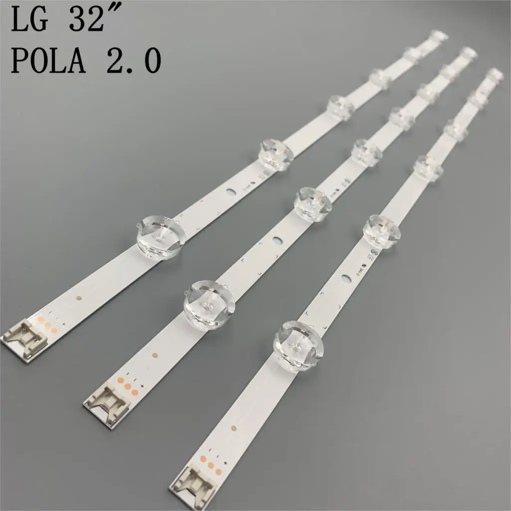 3 предмета в комплекте (2A + 1B) светодиодный подсветка полосы для LG ТВ POLA2.0 32 &quotHC320DXN