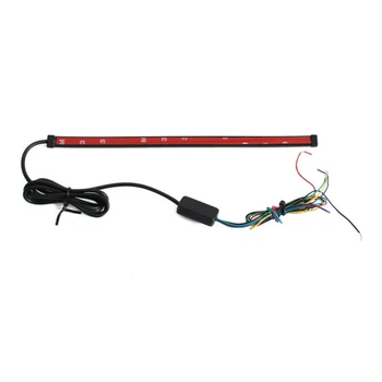 

DRL Strobe Light Brake Turn Signal Motorcycle Sequential Flowing LED Tail DC 12-24V 6500 k