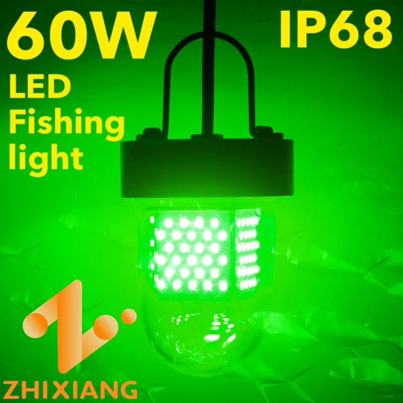 DC12V-24V Underwater fishing light squid fish lamp submersible light night fishing light green white lumitec underwater lights