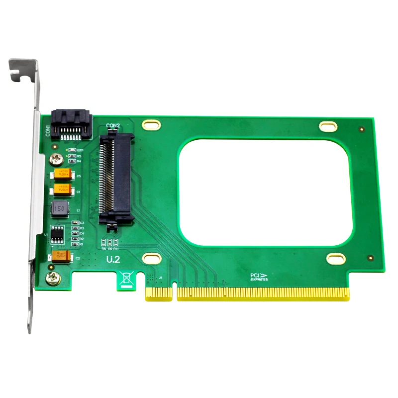 

UNICACA ANU2PE16 SFF8639*1 U.2 PCIe3.0 X16 12Gb/s U.2 exp rise adapter (support nvme device )
