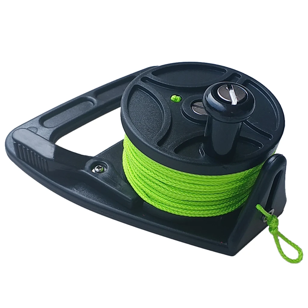 Scuba Diving Multi Purpose Dive Reel 46m/150ft Line for Kayak Canoe Durable Water Sports Swimming Diving