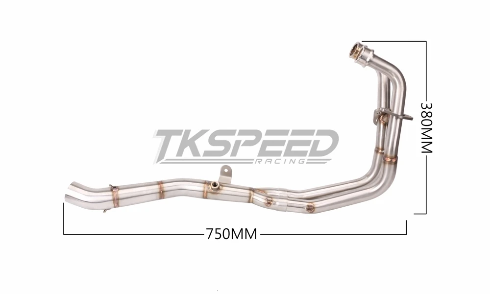 Средняя труба полная система выхлопа без шнуровки для Yamaha MT03 MT-03 YZF R3 R25 YZF-R3 YZF-R25 до без выхлопа