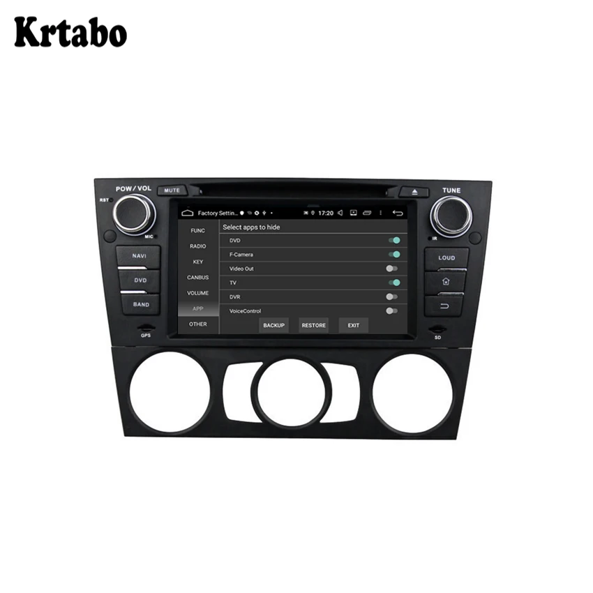 For BMW E90/E91/E92/E93 2005-2011 smart car navigation reversing image control Middle screen one machine recorder support DVD