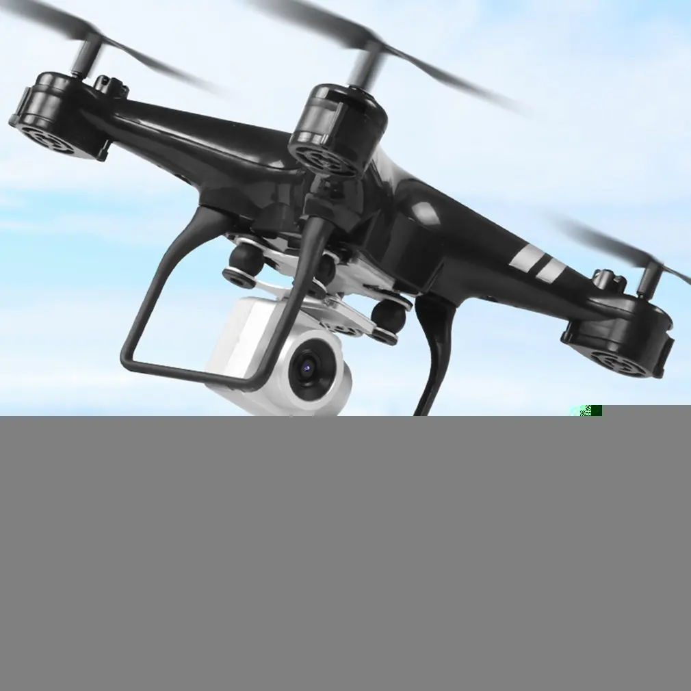 KY101D Радиоуправляемый вертолет Дрон с HD wifi FPV 4K 16MP камера 2,4G 4-осевой RC летательный аппарат дроны 20 минут долгое время полета - Цвет: BLACK 1080P 1CELL
