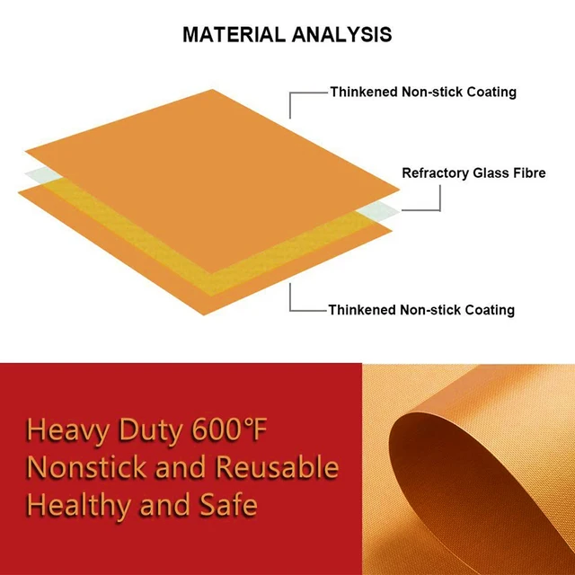 40X33Cm Nem Tapadó Bbq Grill Szőnyegek Sütés Szőnyeg Újrafelhasználható Ptfe Grillezés Főzőpad Kültéri Piknik Főzési Sütő Kemencék Szerszámok - Image 4