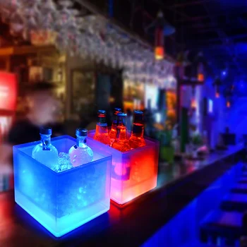 

Economical LED Ice Bucket 5L Wine Cooler Colors Changing Champagne Wine Bucket for Party Home Bar ds99