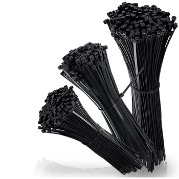 

150/200 / 300X3.6Mm Hose Clamp, Cable Tie, Premium Nylon Cable Tie, Practical and Durable, Black