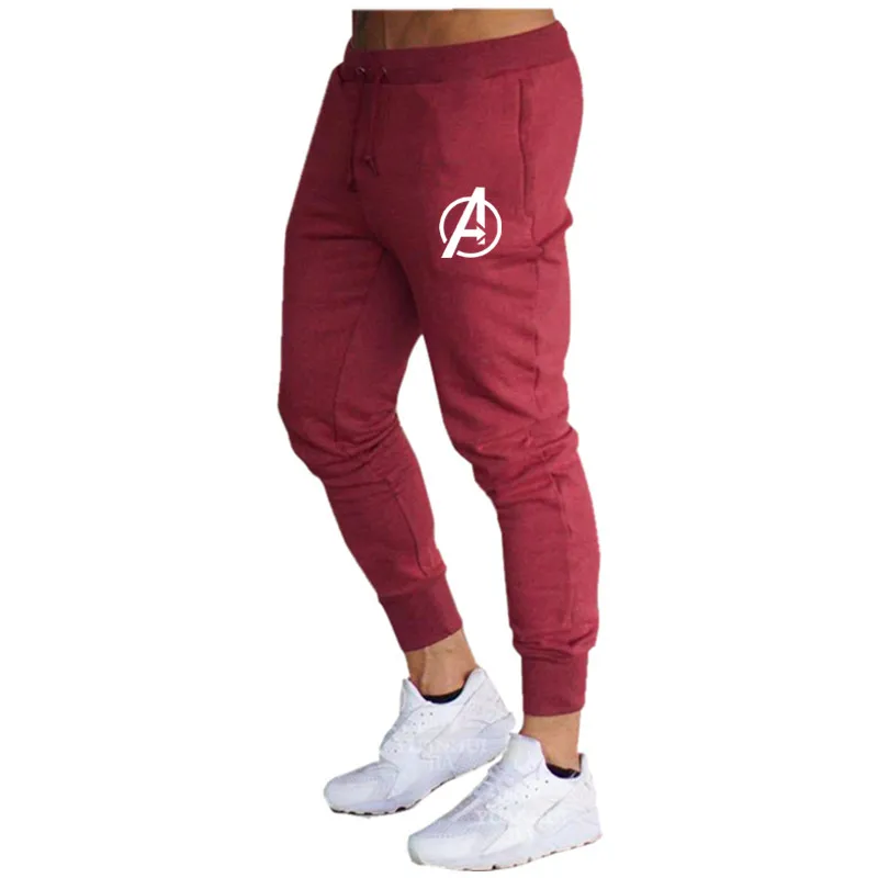 1red Anime Mens Joggers Casual Pants Fitness Men Sportswear Tracksuit Bottoms Skinny Sweatpants Trousers Gyms Jogger Track Pants Men - Цвет: 1red