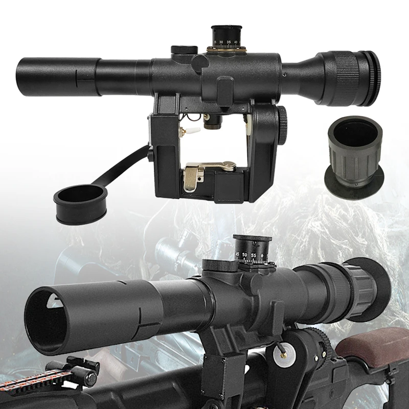 

Hot!! NATOARMS SVD Dragunov Tactical 4x26 Red Illuminated AK Rifle Scope for Hunting Shooting Free Shipping HT6-0012