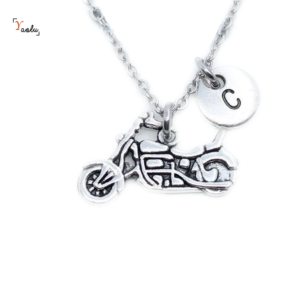 Motorcycle Necklace Motorcycle Charm Necklace Personalized Biker Jewelry MotorcycleGift Idea MotorcycleLover Best Friend Gift
