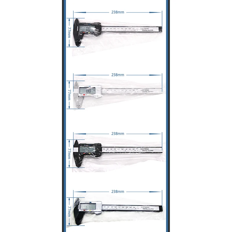 0-100 мм 0-150 мм штангенциркуль измерительный инструмент пластиковый светодиодный цифровой штангенциркуль измерительный прибор микрометр для точных данных