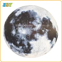 Горячая Распродажа светодиодный светильник 2 м надувной лунный шар Индивидуальный размер подвесная надувная модель планеты для вечерние украшения Игрушка Луна