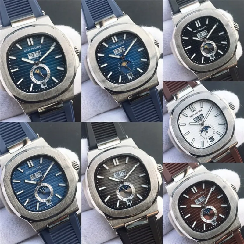 

Patek- Philippe- New Luxury New Men Automatic Mechanical Watches Drive Ceramic Bezel Crystal Sapphire Sport AAA Watch43
