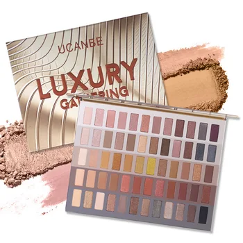 

Ucanbe Luxury Gathering 60 Colors Eyeshadow Palette Matte Shimmer Makeup Smoky Long-Lasting Pigment Eye Shadow Makeup