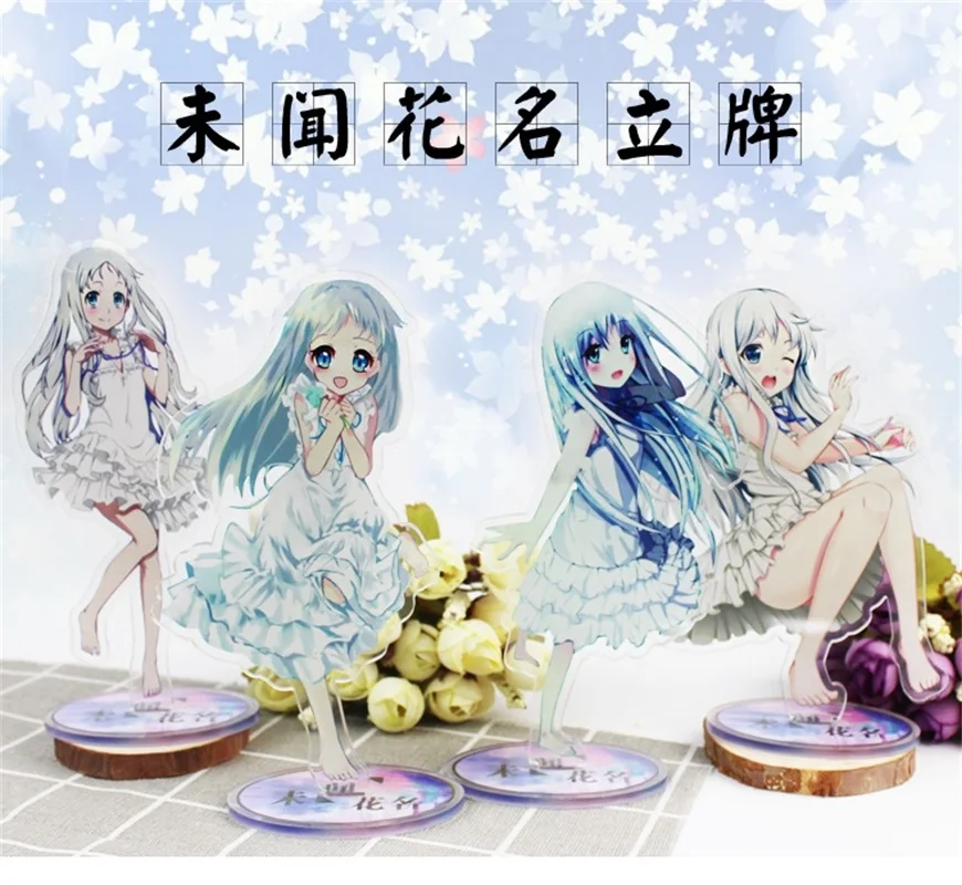 Обувь для косплея Аниме Anohana Хонма Meiko Menma Yadomi Jinta Косплэй фигурка на акриловой