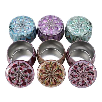 

Candle-Jars Empty-Storage Candle Jars with Lid Bulk Round Candle Container Tins Empty Storage Box for DIY Party Favor Sweets Gif