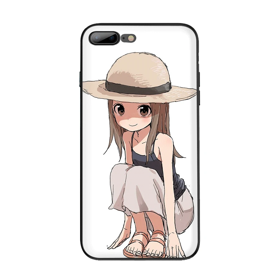Чехол для мобильного телефона tpu для iPhone 11 Pro XR X XS Max iPhone 7 8 6 6s Plus 5 5S SE чехол Karakai Jozu no Takagi-san