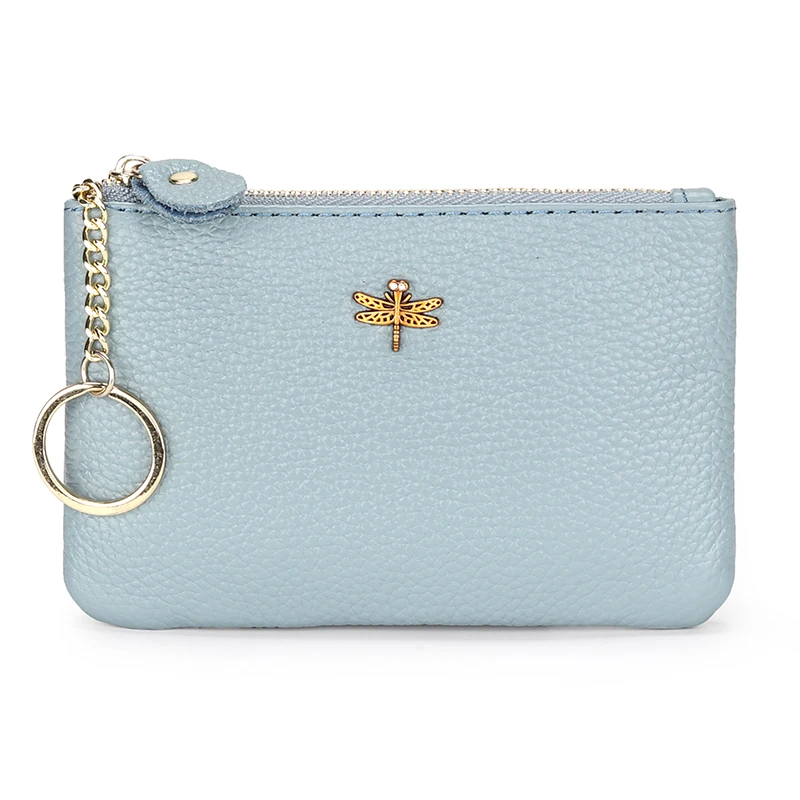 

Simple And Fashionable Coin Purse Mini Male And Female Key Case Storage Credential Bag Leather Hand Clutch